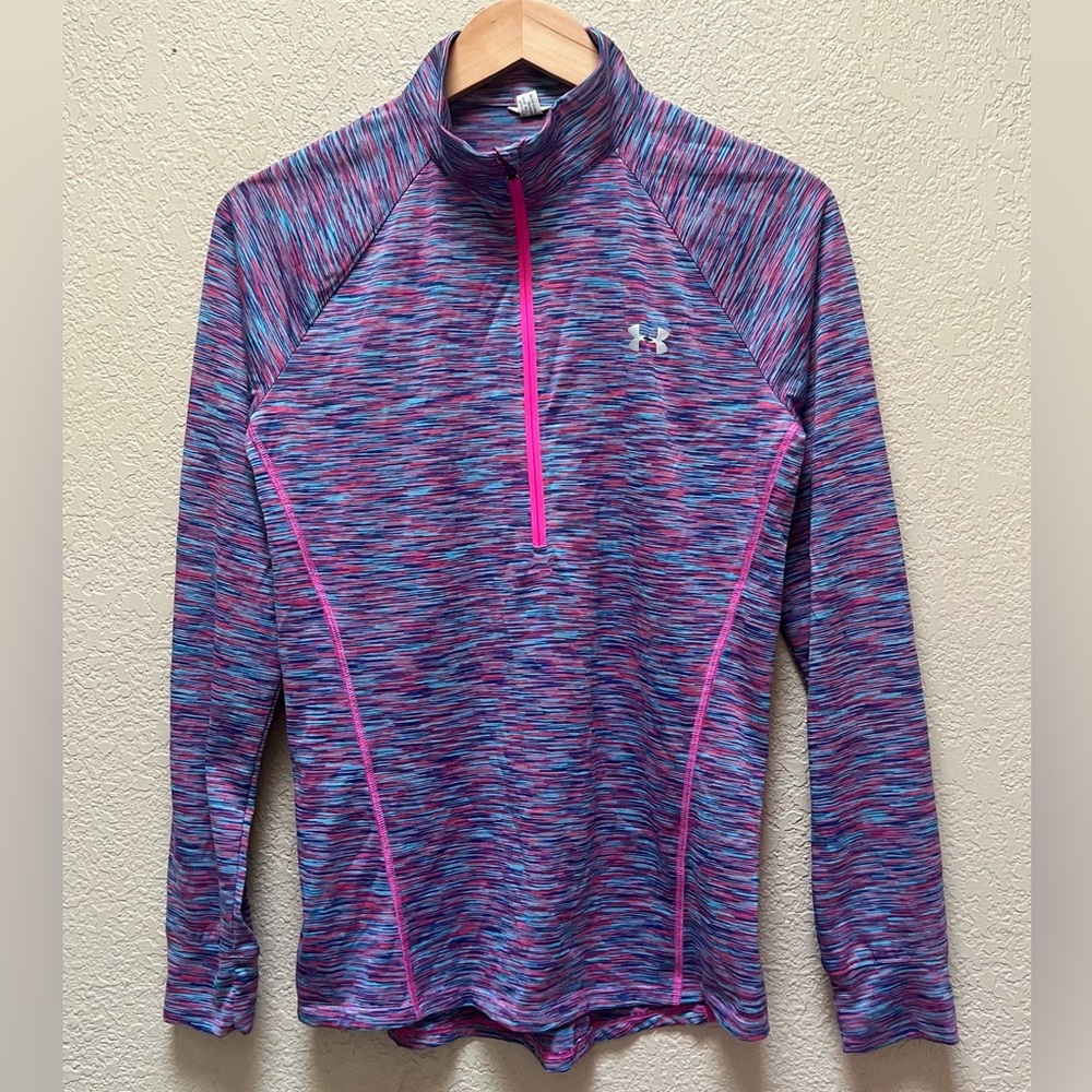 Under Armour "Tech-Twist" Half-Zip Womens Longsleeve Pullover Workout Shirt